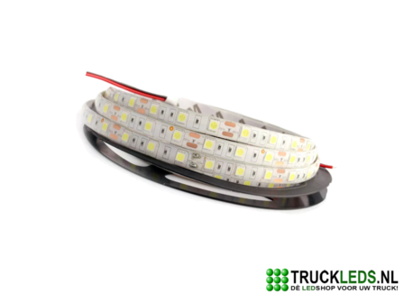 5 meter LEDstrip 24v wit.