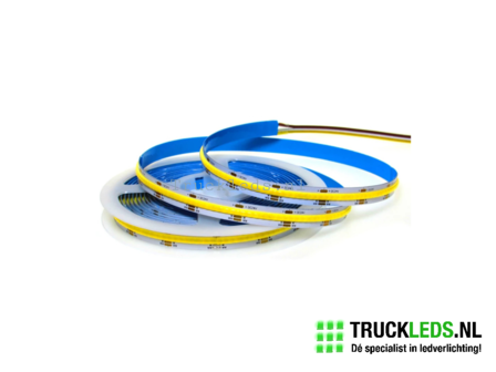 5 meter COB neon LED strip 12v wit.