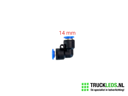 Push fitting 14mm 90&deg;.