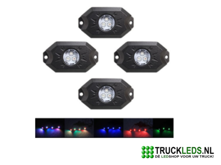 Mini LED Rock Lights Bluetooth.