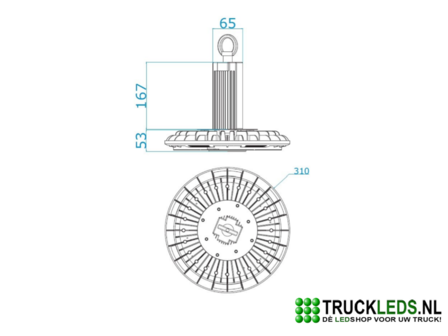 150w UFO highbay LED lamp.