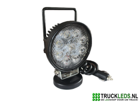 Draagbare LED werklamp 27W.