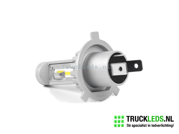 H4 LED hi/lo koplamp.