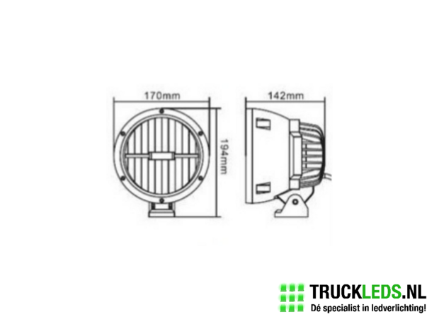 50W LED verstraler.