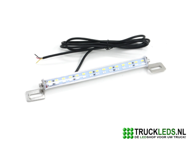Vijf gezond verstand Preventie LED-Interieur-verlichting-rood/wit-12V. - Truckleds