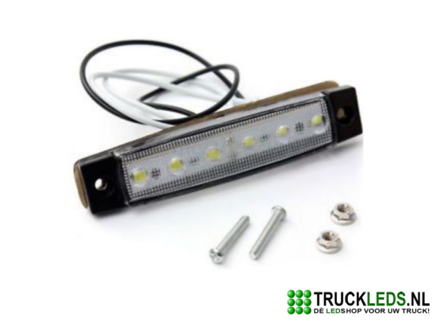 Markeer/sier LED wit 24V.