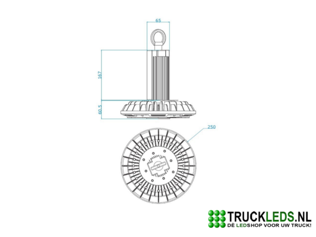 100w UFO highbay LED lamp.