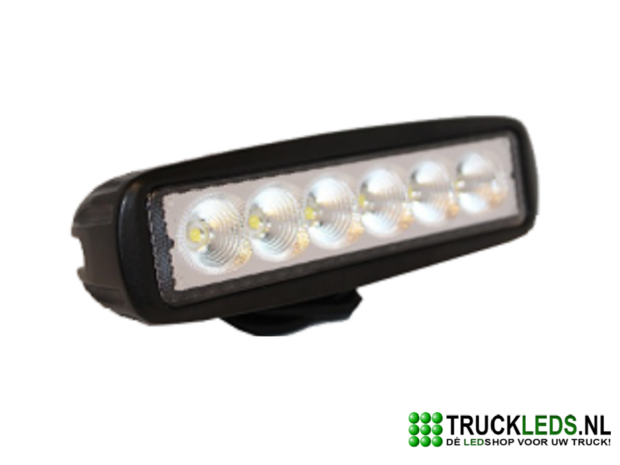 LED werklamp 18 Watt rechthoek.