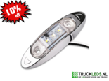 Zijmarkering-sier-LED-Wit-chrome