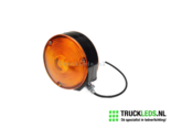 Ronde-LED-spiegel-lamp-oranje